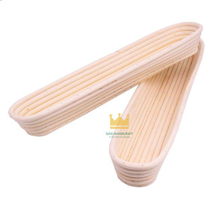 Natural Rattan Oval Banneton <b>Bread</b> Proofing <b>Basket</b> Eco-Friendly Sourdough Dough Rising <b>Basket</b> Bakery Supplies - Product Image 4