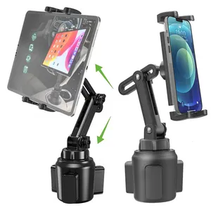Hot Sale Adjustable Arm Car Tablet Holder Car Cup Phone Holder Phone Mount für 4.7-12.9 zoll Tablet
