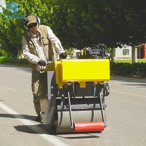 Small <b>Walk</b> Behind Single Wheel Road Roller <b>Machine</b> - Product Image 2