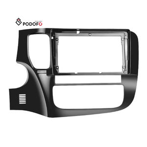 Cadre d'<span class=keywords><strong>autoradio</strong></span> Podofo 9 "<span class=keywords><strong>2</strong></span> <span class=keywords><strong>Din</strong></span> pour Mitsubishi Outlander (conduite à gauche) 2016-2018 cadre stéréo de voiture accessoires de Fascias de voiture - Product Image 1