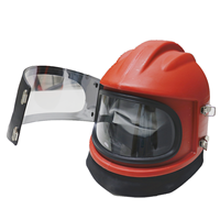 Sécurité des travailleurs de sablage Casque de sablage en acier moulé à vendre casque de sablage antistatique