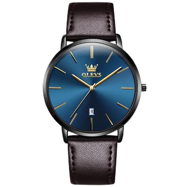 Hot Popular Minimalist Watch OEM Customize Private Label Luxury 5869 Men's Watches Wrist Leather Wristwatch Quartz Watch for Men