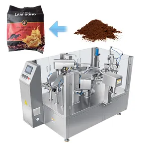 Automatic Coffee Packing Machine Doypack Packing Coffee Bean Powder Pouch Multi Function Filling Packing Machine