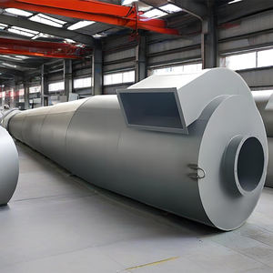 Collecteur de poussière cyclonique, filtre à poussière cyclonique en acier inoxydable avec ventilateur pour copeaux de bois, usine d'amidon, usine de chaux - Product Image 4