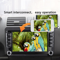 Autoradio Android 7 pouces pour tableau de bord VW, Android Auto sans fil, CarPlay intégré, WiFi, MP3, USB, écran tactile