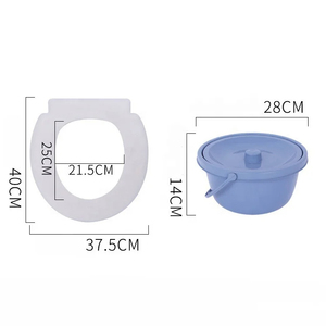 Chaise de toilette pliante en acier moderne, hauteur réglable, chaise d'extérieur - Product Image 5