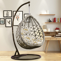 Chaise suspendue en rotin pour extérieur, style œuf, idéale pour cour, hôtel, salon, chambre – Prix usine, offre spéciale