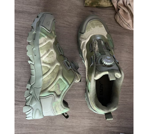 DFE01 Zapatos de Verano Verdes Caqui Negros Marrones Personalizados Stock MC Forest FG Camuflaje ESDY Zapatillas Deportivas de Corte Bajo - Product Image 4