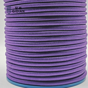 21 Inch Màu Tím Latex <span class=keywords><strong>Bungee</strong></span> Nhảy Tập Thể Dục Dây 6Mm Có Thể Điều Chỉnh Snap Móc Bán Từ Trung Quốc Nhà Sản Xuất 4Mm <span class=keywords><strong>Bungee</strong></span> Dây - Product Image 5