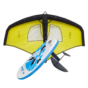 Kit de surf en feuille pour débutant 7m jaune <span class=keywords><strong>planche</strong></span> à voile 140L & 110L <span class=keywords><strong>planche</strong></span> à voile gonflable cerfs-volants poignée souple eaux océaniques lacs et rivières - Product Image 6