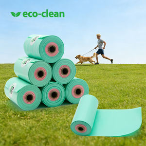 Sacos de Lixo para Cães Descartáveis com Logo Personalizado, Aromatizados, em 2 Cores, Certificação GRS, Sacos Recicláveis para Coleta de Fezes de Cães ao Ar Livre - Product Image 1