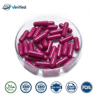 Capsules vides de gélatine osseuse rose de haute qualité, tailles 1, 2, 3, faible MOQ de 1 carton et échantillons gratuits