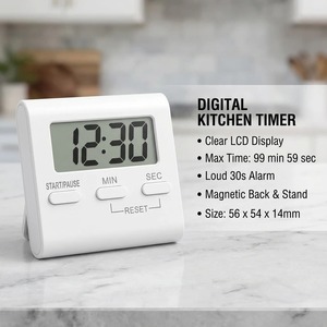 Wholesale Digital Plastic Kitchen TimerKitchen <b>Timer</b> Countdown Reminder Convenient Baking Electronic Stopwatch Without - Product Image 5