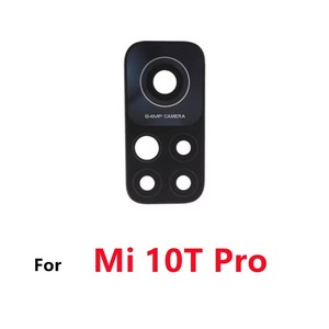 Pour <span class=keywords><strong>Xiaomi</strong></span> <span class=keywords><strong>MI</strong></span> 10T Pro Lite arrière caméra arrière lentille en verre pièces de rechange couverture avec autocollant adhésif - Product Image 2
