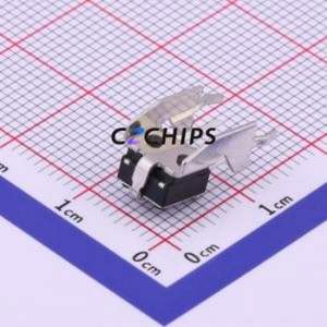 TS-1093B-A1B3-D2 Tactile Switch Through hole Component THT Switch Single Pole Single Throw Round Button 2.5N Right Angle Insert - Product Image 2