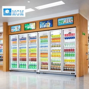 Meilleur vendeur Réfrigérateur-congélateur vertical à inversion de phase pour boissons et boissons rafraîchissantes, congélateur à <span class=keywords><strong>porte</strong></span> unique pour les magasins de proximité - Product Image 1
