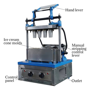 Tasse à <span class=keywords><strong>café</strong></span> comestible commerciale personnalisée <span class=keywords><strong>Machine</strong></span> de fabrication de cônes de sucre pour crème glacée industrielle <span class=keywords><strong>Machine</strong></span> de fabrication de tasses à <span class=keywords><strong>thé</strong></span> pour biscuits comestibles - Product Image 2