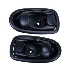 Door Handles For Kia <b>Spectra</b> Gray Left Right Plastic Minimalist Design Touch <b>Control</b> Ambidextrous - Product Image 2