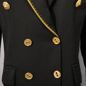 Blazer Transpirable de Doble Botonadura para Mujer, de Alta Calidad, Largo Regular, 100% Poliéster, al por Mayor - Product Image 6