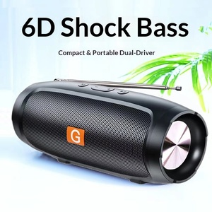 J007FM 5.0 6W Çift Hoparlörlü Subwoofer, Dahili Mikrofonlu, Pil Güçlü, Dış Mekan, Ev ve Araç Kullanımı için - Product Image 2
