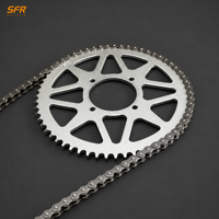Chaîne de moto SFR Factory Direct 420PRO/420SO/420H avec joint torique pour Honda CRF125F Yamaha TT-R125 Kawasaki KLX110