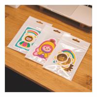 Meilleure Qualité Chine Fabricant PP Avec Mini Cercle Autocollant Logo Étiquette Personnalisée
