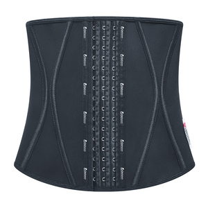 Plus Size <strong>Latex</strong> 25 Steel Boned Corset Waist Trainer Tummy Fat Burning Shapers Colombian Girdles - Product Image 6