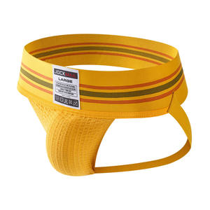 Di buona qualità da uomo estate sexy colorato con perizoma biancheria intima personalizzata con logo a fascia larga senza schienale in gomma slip sportivi infradito - Product Image 2