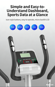 Vélo <span class=keywords><strong>elliptique</strong></span> pliable et portable <span class=keywords><strong>2</strong></span> <span class=keywords><strong>en</strong></span> <span class=keywords><strong>1</strong></span> pour la maison et le bureau - Product Image 4