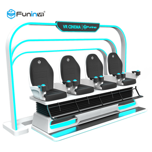 Parque temático Zhuoyuan Vr Simulador <span class=keywords><strong>de</strong></span> realidad virtual Películas emocionantes 4 asientos 9d Vr Cinema - Product Image 3