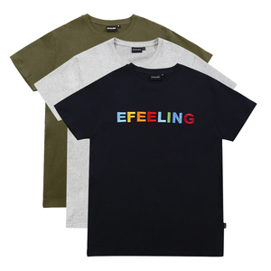 T-Shirt da <span class=keywords><strong>Uomo</strong></span> Personalizzata 100% Cotone Stile High <span class=keywords><strong>Street</strong></span> Ecologica Traspirante Manica Corta Prodotta in Cina - Product Image 1
