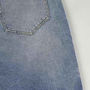 Shorts en jean décontractés bleu clair pour homme, coupe ample, style vintage délavé, jambe droite, Jorts, streetwear décontracté, baggy, été 2026 - Product Image 6