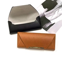 Étui à lunettes rectangulaire en cuir PU imprimé avec fermeture magnétique, boîte de rangement pour lunettes, logo personnalisé