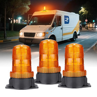 Feux de signalisation automobile d'urgence universels étanches, balise rotative ambre RGB 12V, feux stroboscopiques LED d'avertissement pour camion et voiture