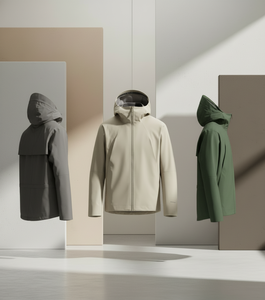 Chaqueta de Hombre para Exteriores con Capucha, Elegante |   Cuello alto con estampado de letras |   Versátil y de Alto Rendimiento para Senderismo, Camping y Viajes - Product Image 6