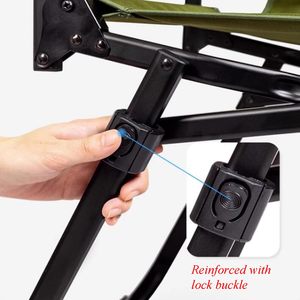 Silla Plegable Portátil para Exteriores, Camping, Picnic, Pesca, Dibujo Artístico, Silla de Director, Silla de Playa Oxford 1800D, Silla Lounge - Product Image 2