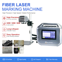Máquina de Marcado Láser de Fibra Portátil de 20W 30W 50W para Grabado de Herramientas y Moldes, Marcador Láser Portátil Refrigerado por Aire Sin Enfriador