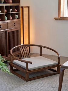 <span class=keywords><strong>Chaise</strong></span> Tatami à dossier <span class=keywords><strong>sans</strong></span> pieds de style japonais pour salon et chambre à coucher avec baie vitrée - Product Image 1