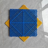 Dalles de sol modulaires à clipser sur mesure 400x400 pour présentoir de salle d'exposition, assemblage facile, ensemble de grilles pour atelier