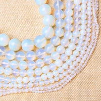 Perles en pierre naturelle YWJC Crystals de 3 à 14 mm sur fil pour la fabrication de bijoux, différentes sortes de perles en pierres précieuses naturelles en gros