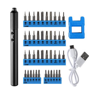Juego de destornilladores eléctricos de precisión 44 en 1 con puntas para reparación y mantenimiento, kit de herramientas profesional con batería - Product Image 5