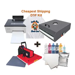 A3 heat pet film dtf l1800 printer with Auto Powder Shaking and Drying Machine for A4 A3 dtf tshirt printing machine dtf