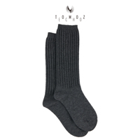 Chaussettes de luxe personnalisées pour femmes, mi-mollet, respirantes, en mélange de laine et de nylon, douces, avec logo brodé personnalisable pour une tenue toute la journée