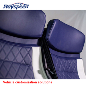 Housses de sièges de camping-car inclinables pour <span class=keywords><strong>Mercedes</strong></span> Sprinter 2019 - Cuir/Tissu <span class=keywords><strong>Luxe</strong></span> Imperméable - Product Image 4