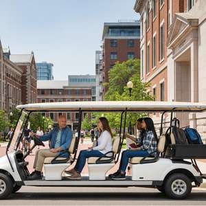 Voiture de <span class=keywords><strong>golf</strong></span> électrique Holladay Strong Power 6 places 72V, élégante voiture électrique à quatre roues avec un toit - Product Image 1