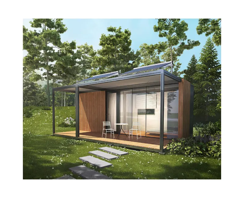 Minimalistic Homestay Air Bnb Container Room Prefab Home Prefabricated House Modular Building ADU Wild Hotel Villa