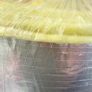 Rouleau de laine de verre recouvert de feuille d'aluminium 1200x600mm, isolation pour mur, matériau ignifuge et insonorisant - Product Image 1