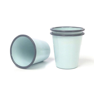 CHL usine en gros logo personnalisé imprimé 12oz sublimation émail en métal en acier camping camp café gobelet pour <span class=keywords><strong>la</strong></span> promotion - Product Image 3