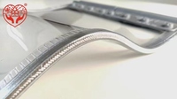 Rideau en PVC auto-adhésif gris argenté Xieren, bande magnétique, isolation contre la poussière, rideau de porte en PVC transparent pour entrée d'atelier