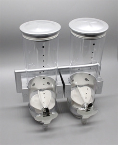 Doppel wand halterung 3L Selbstbedienungs-Trocken futtersp ender Kunststoff-Schwerkraft behälter Bulk Warehousing & Supermarkt zubehör - Product Image 4